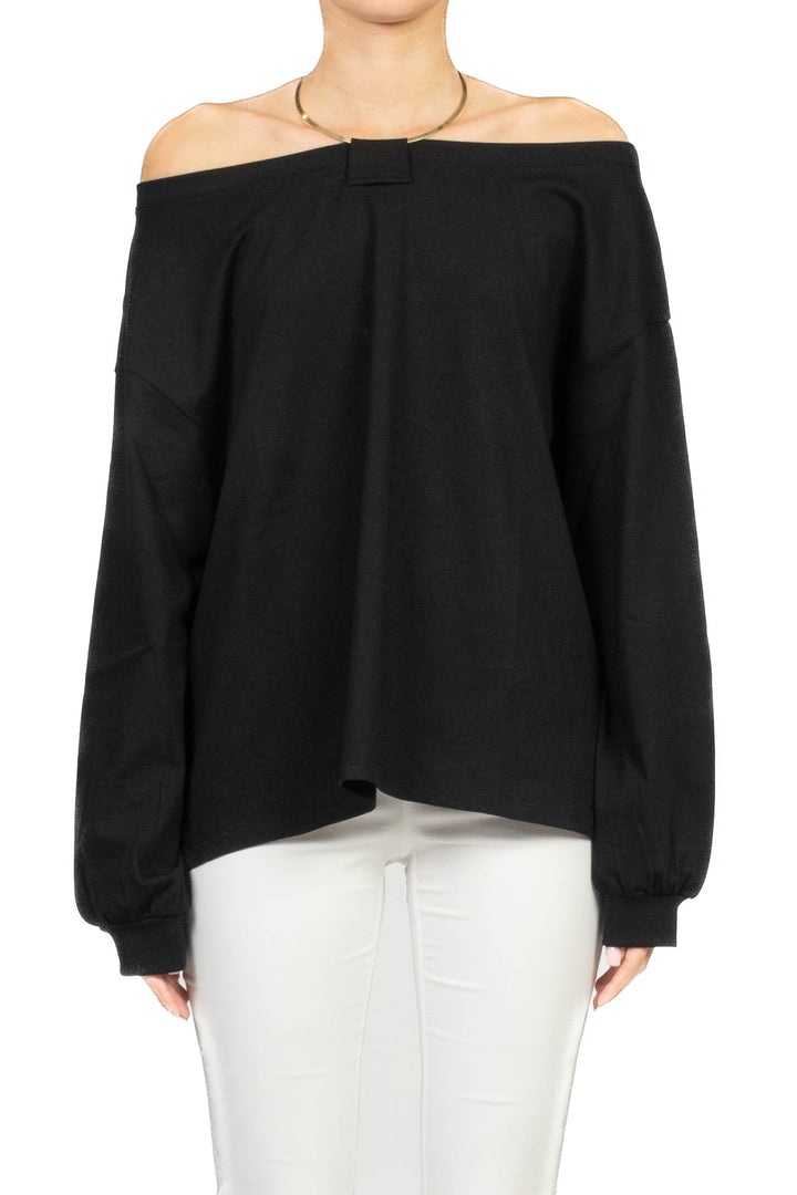 Vicolo - T- Shirt manica lunga con collana  Art. UAB0319