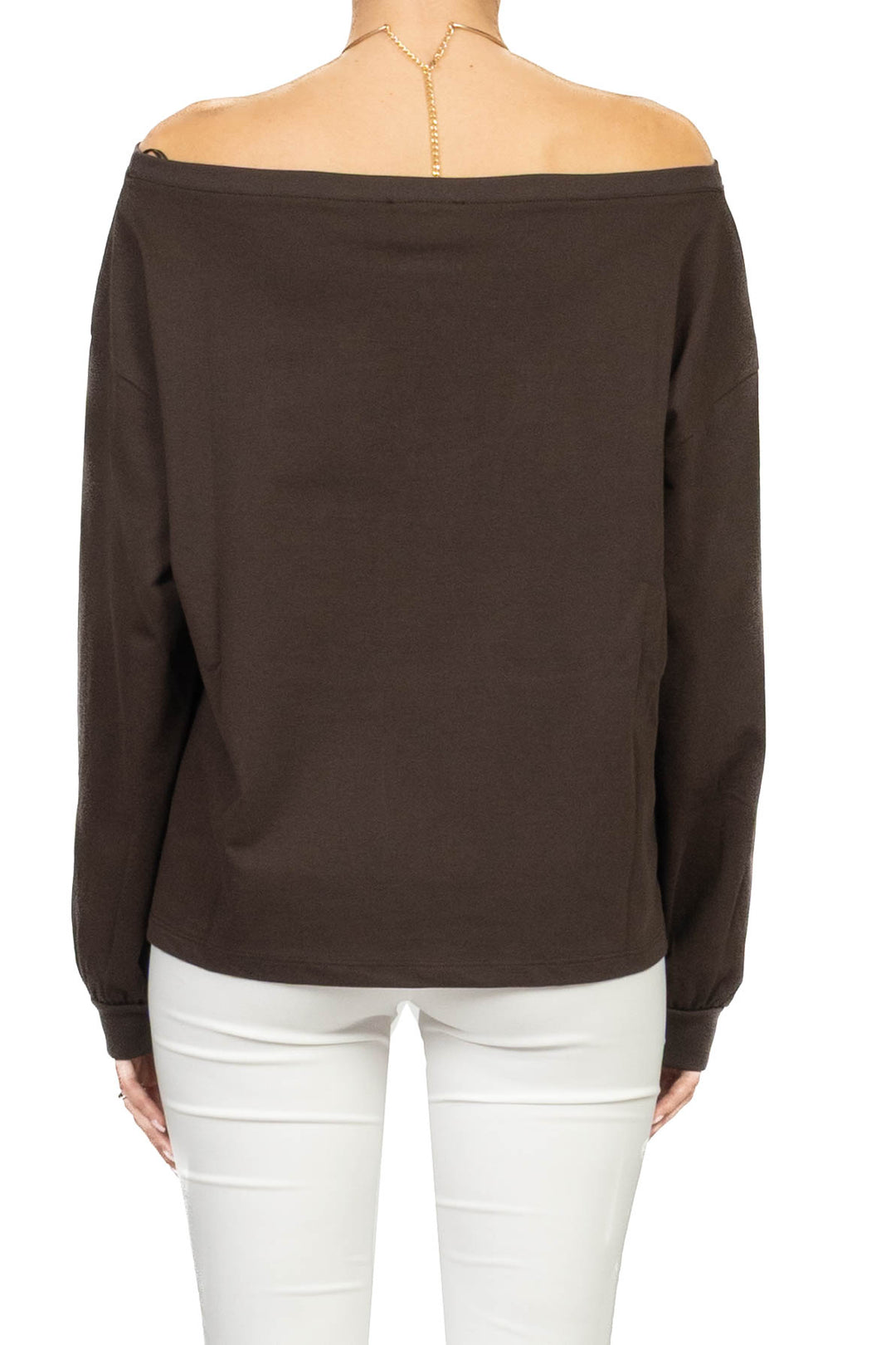 Vicolo - T- Shirt manica lunga con collana  Art. UAB0319