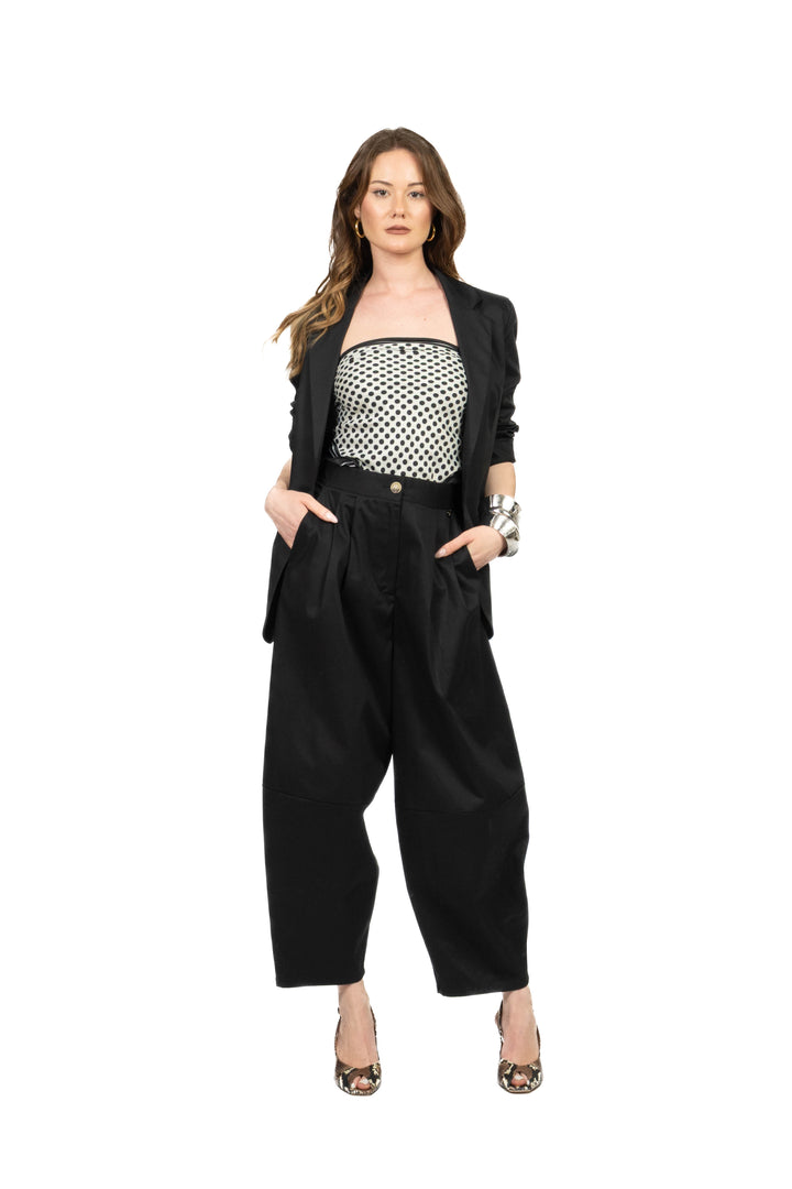 Dixie - Pantalone balloon con pinces Art. PDVCLOP