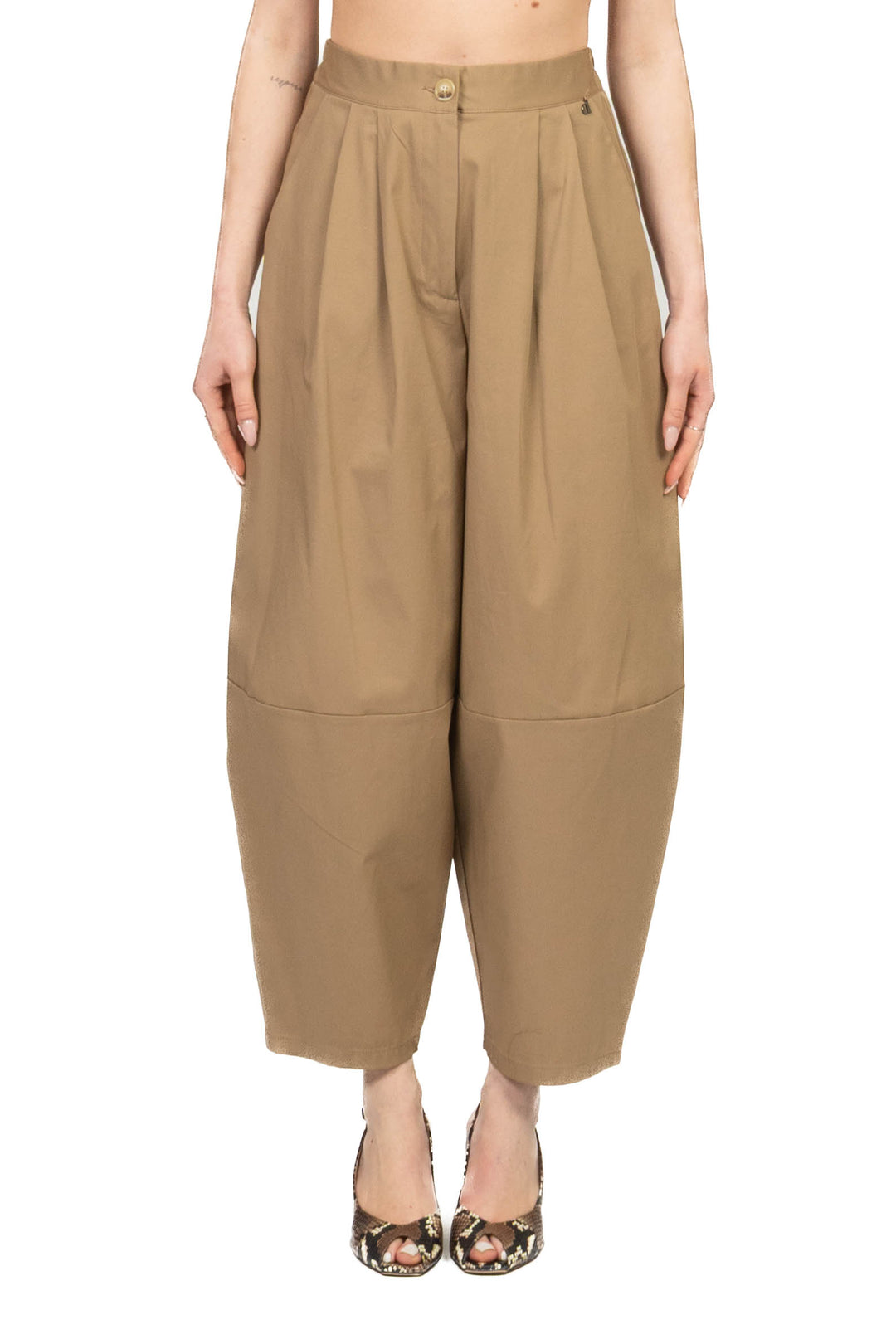 Dixie - Pantalone balloon con pinces  Art. PDVCJYO