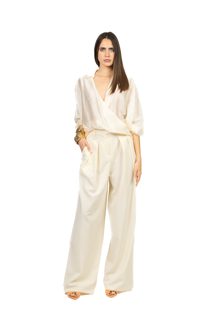 Dixie - Blusa goffrata incrociata Art. CFNI1LZ