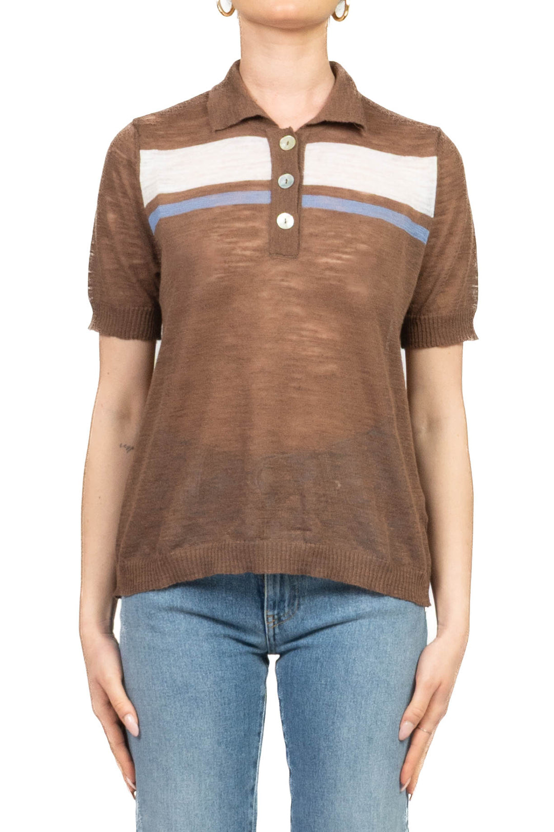 Vicolo - Maglia polo garzata  Art. 4AB4022