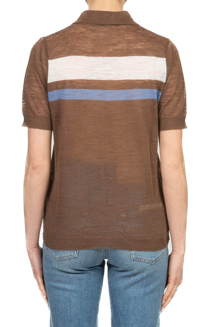 Vicolo - Maglia polo garzata  Art. 4AB4022