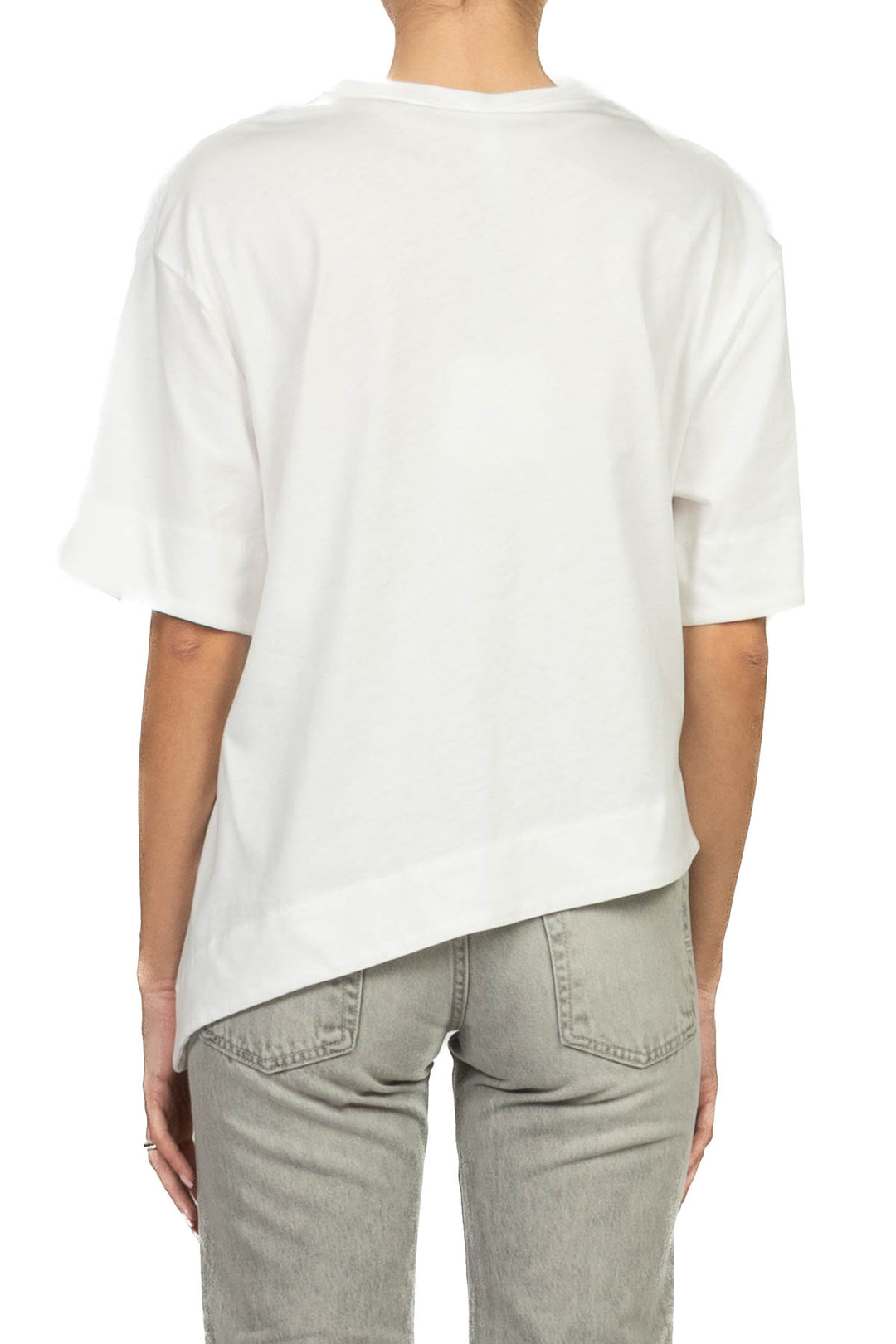 Tensione In - T-shirt asimmetrica tasca paillettes  Art. PE260194