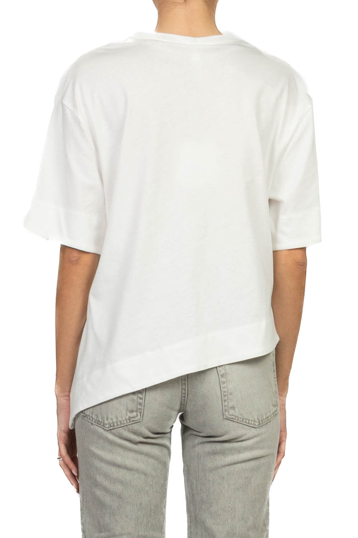 Tensione In - T-shirt asimmetrica tasca paillettes  Art. PE260194