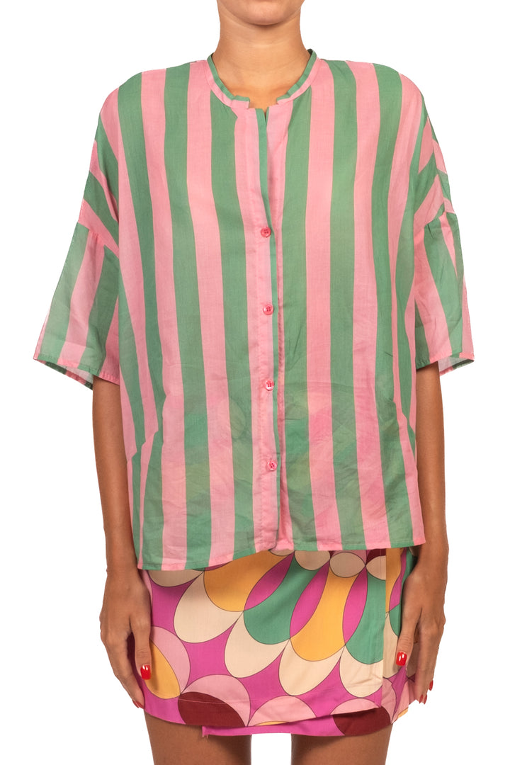 Vicolo - Camicia in mussola rigata Art. TAB3477