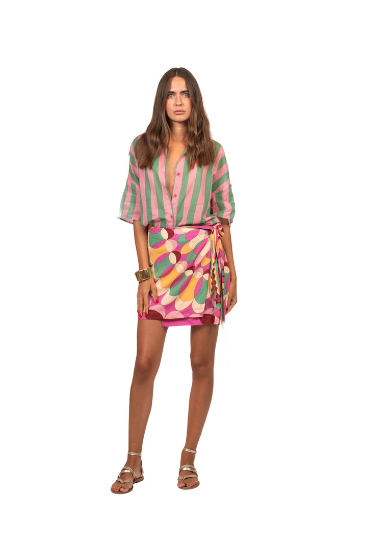 Vicolo - Camicia in mussola rigata Art. TAB3477
