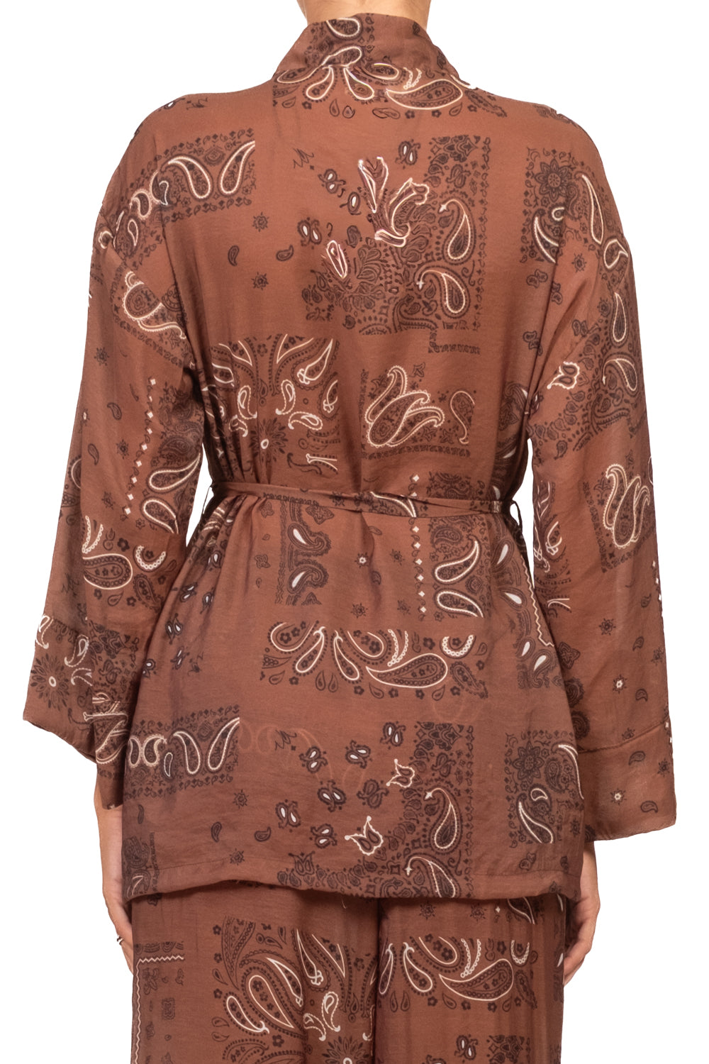 Vicolo - Completo kimono e pantalone palazzo fantasia bandana Art. TAB3414