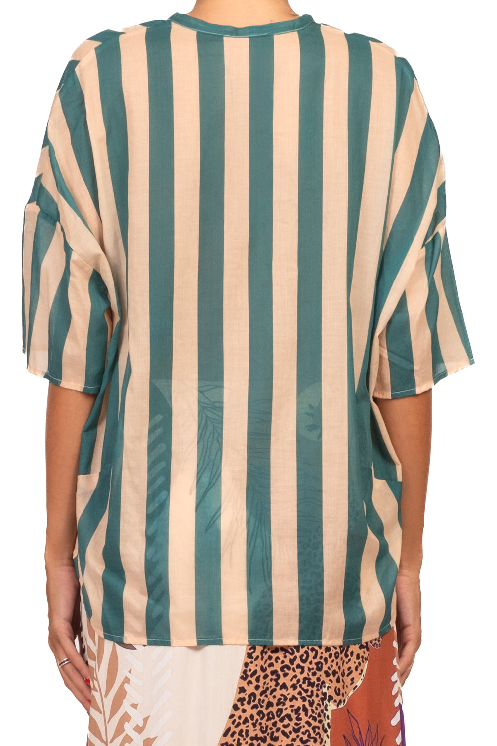 Vicolo - Camicia in mussola rigata Art. TAB3477