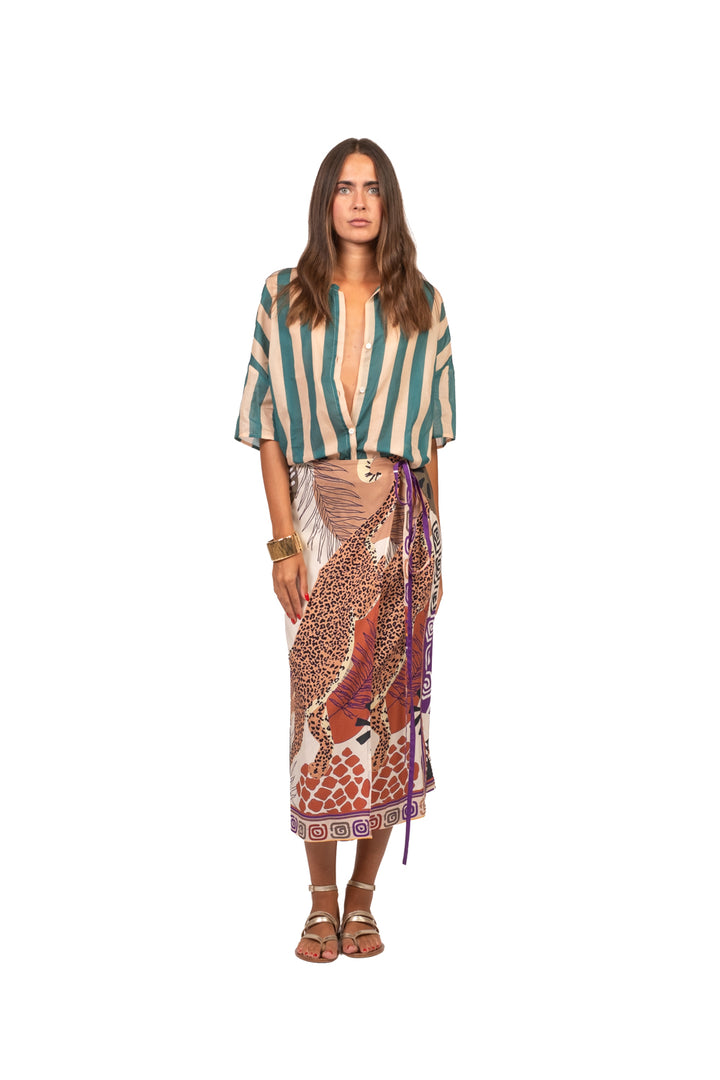 Vicolo - Camicia in mussola rigata Art. TAB3477
