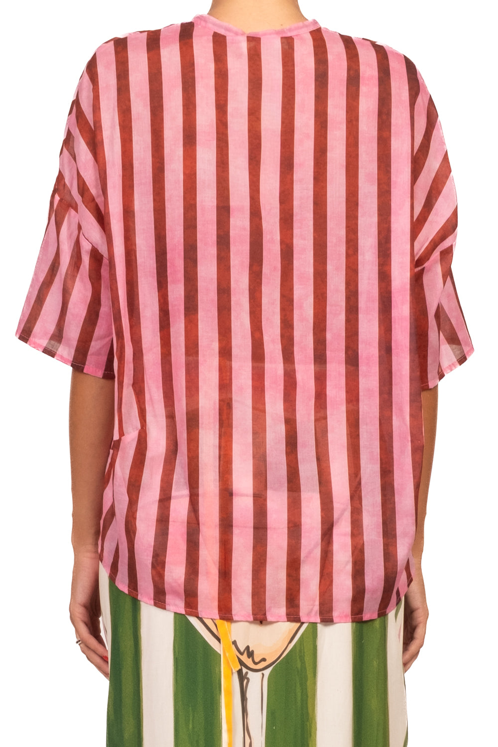 Vicolo - Camicia in mussola rigata Art. TAB3300