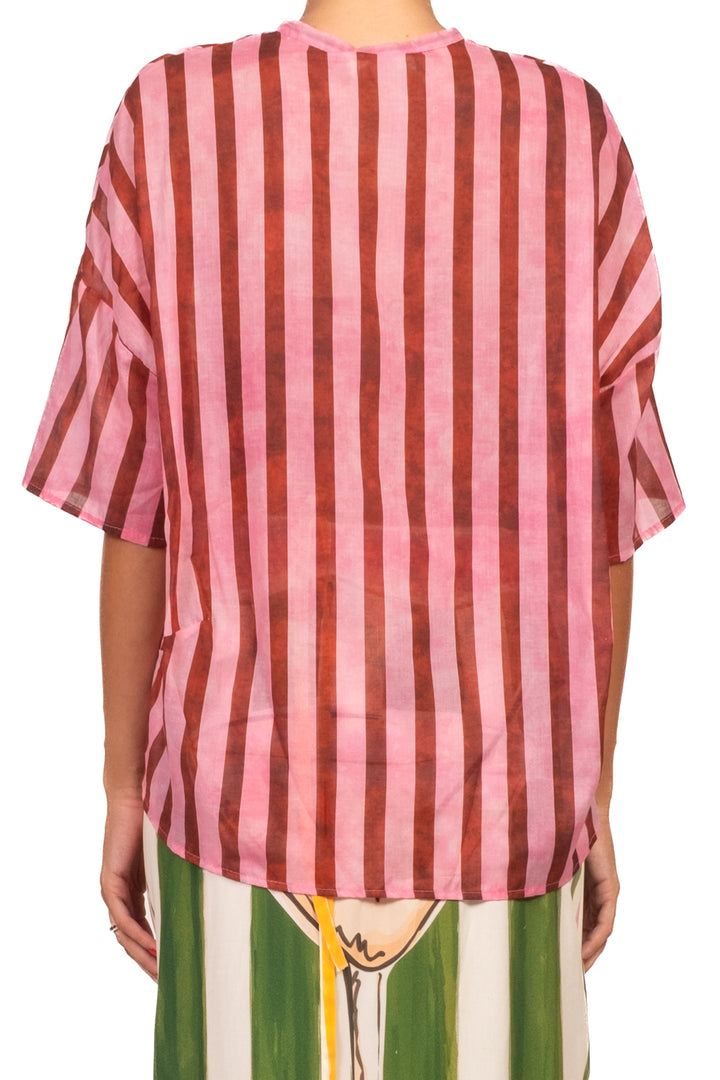 Vicolo - Camicia in mussola rigata Art. TAB3300