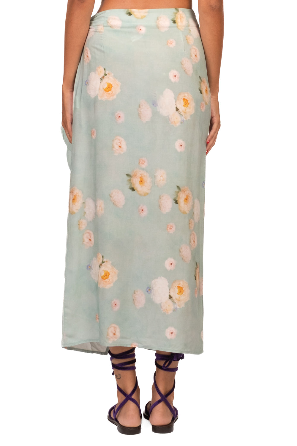 Tensione In - Gonna lunga portafoglio floreale Art. PE260598