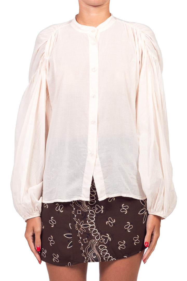 Tensione In - Camicia in mussola manica palloncino Art. PE260303