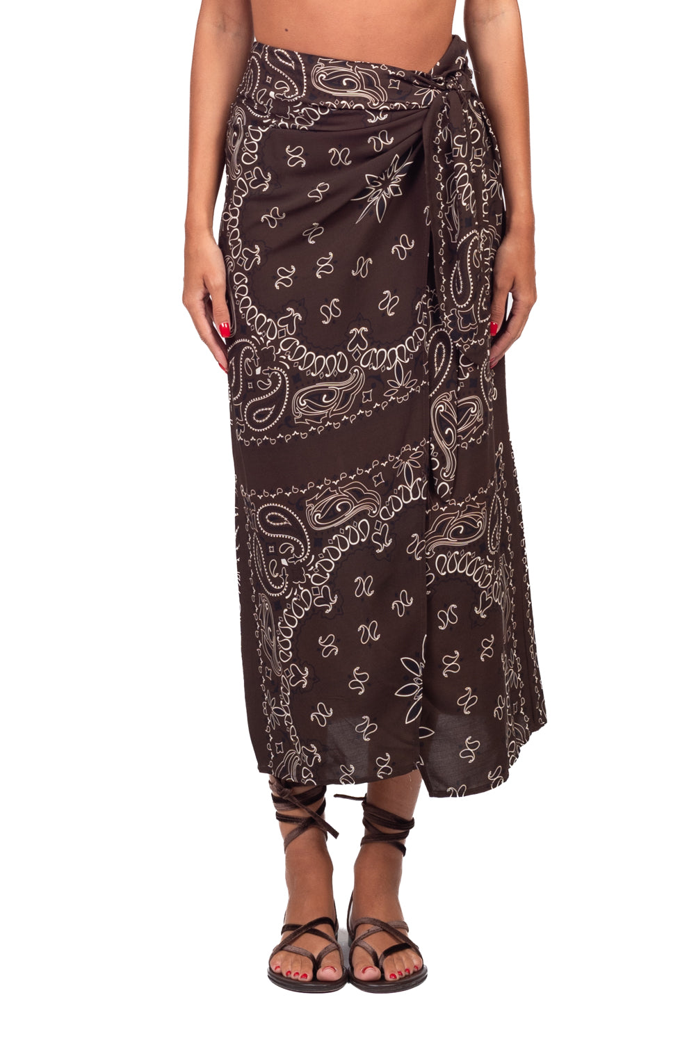 Tensione In - Gonna pareo lunga stampa bandana Art. PE260558