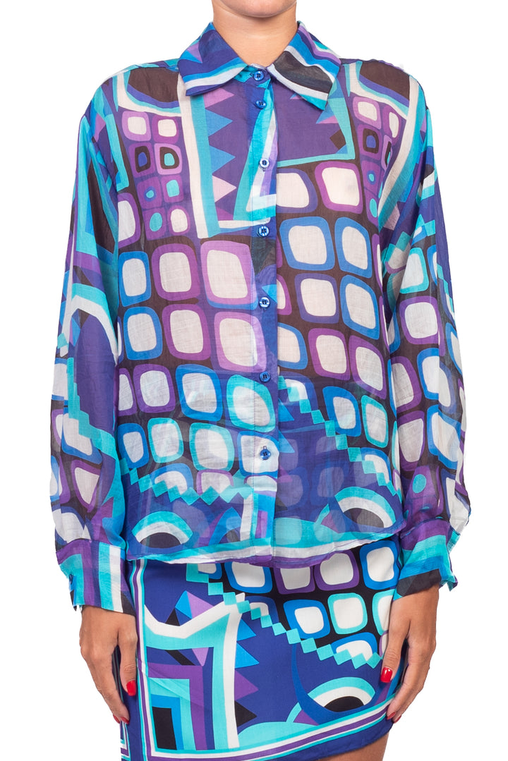 Tensione In - Camicia fantasia anni 70 Art. PE260587