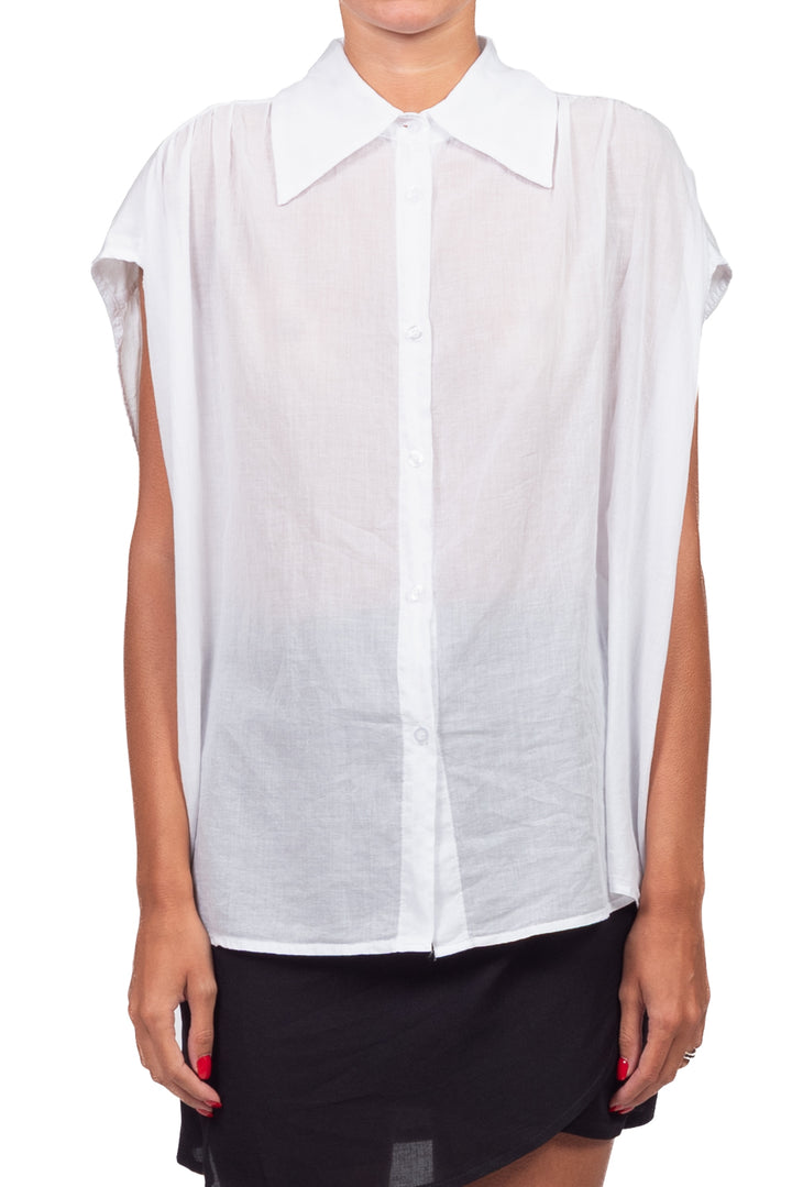 Tensione In - Camicia in mussola smanicata Art. PE260347