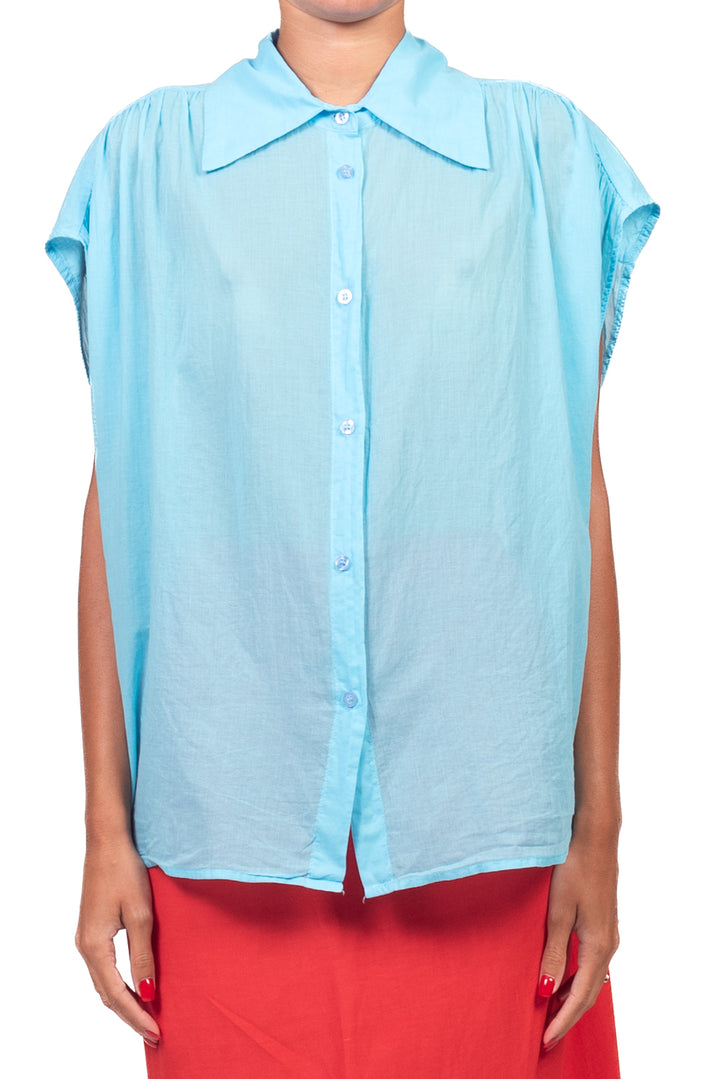 Tensione In - Camicia in mussola smanicata Art. PE260347