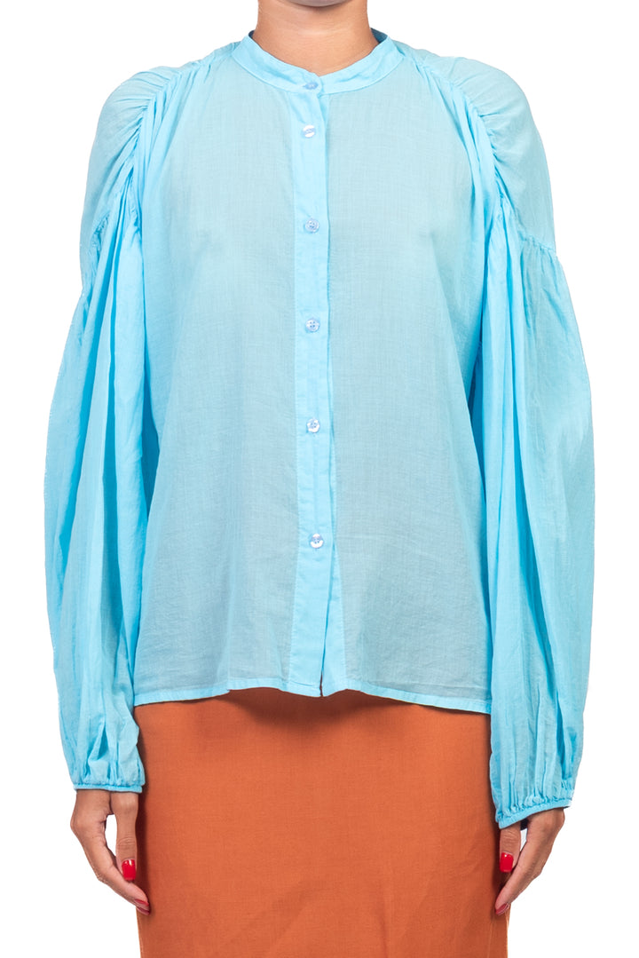 Tensione In - Camicia in mussola manica palloncino Art. PE260303