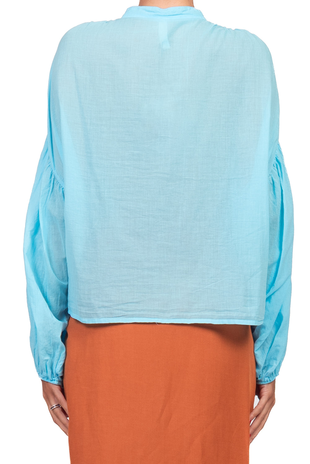 Tensione In - Camicia in mussola manica palloncino Art. PE260303