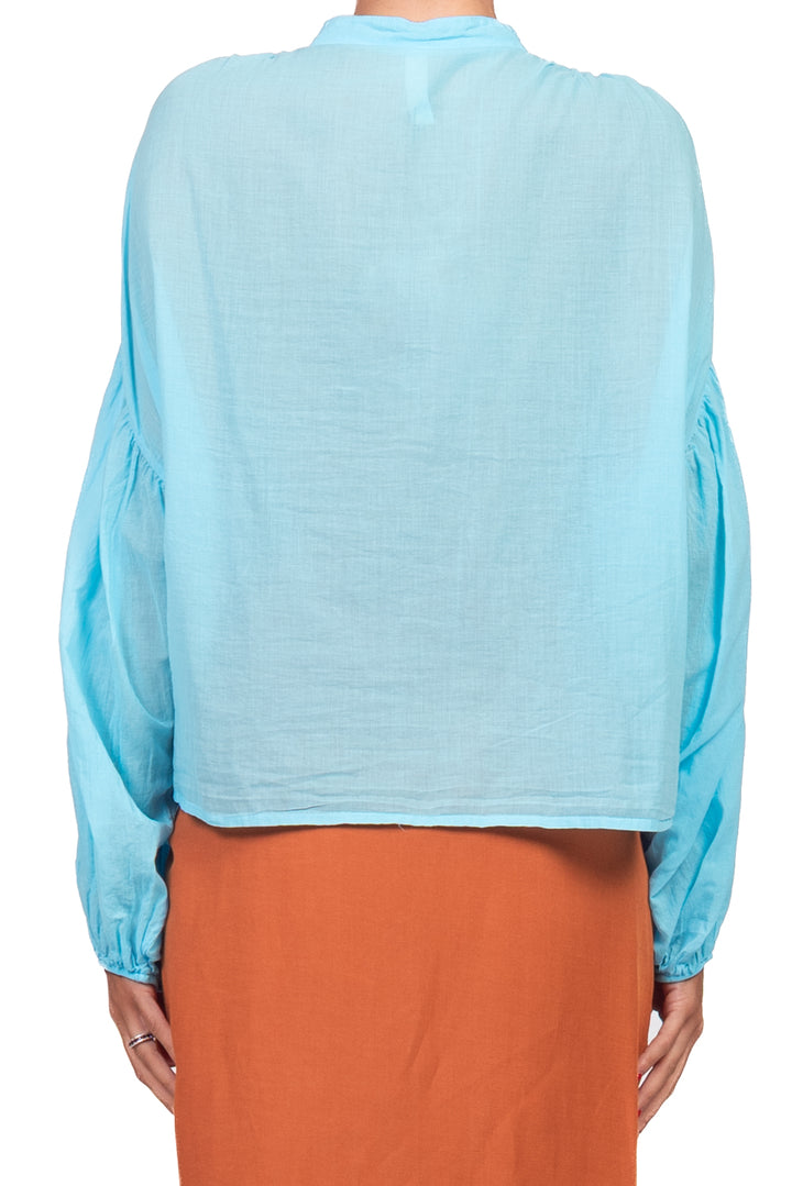 Tensione In - Camicia in mussola manica palloncino Art. PE260303