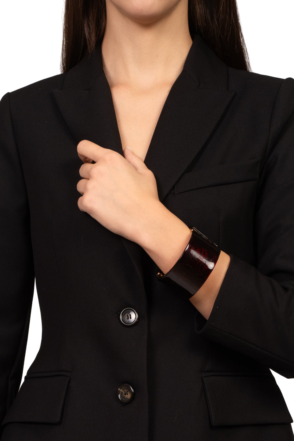 Upper - Bracciale rigido con dettagli lurex
