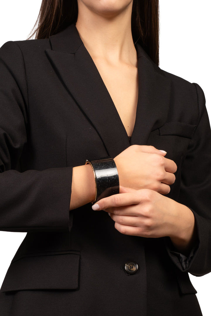 Upper - Bracciale rigido con dettagli lurex