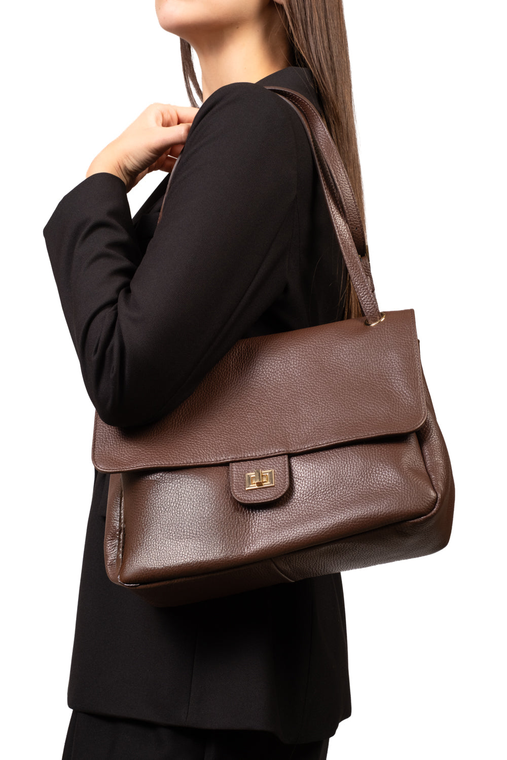 Upper - Borsa cartella mini con lucchetto