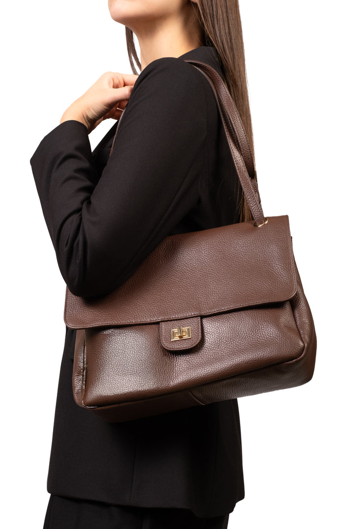Upper - Borsa cartella mini con lucchetto