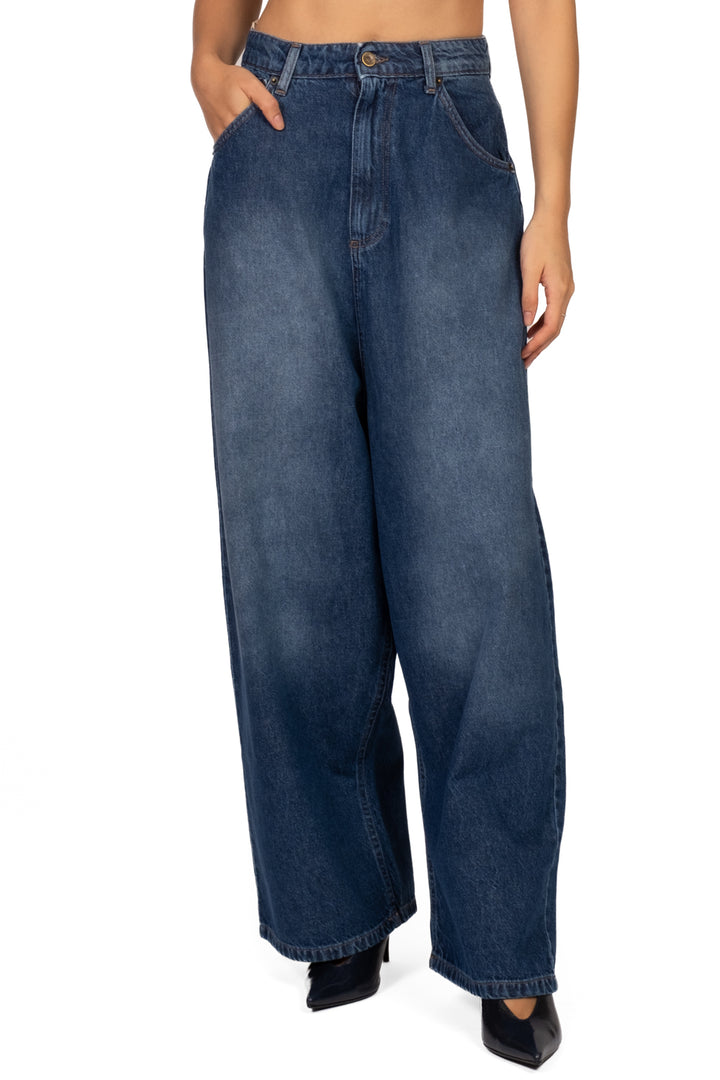 Bloom - Jeans baggy - denim Art. GIAPPO - BLU