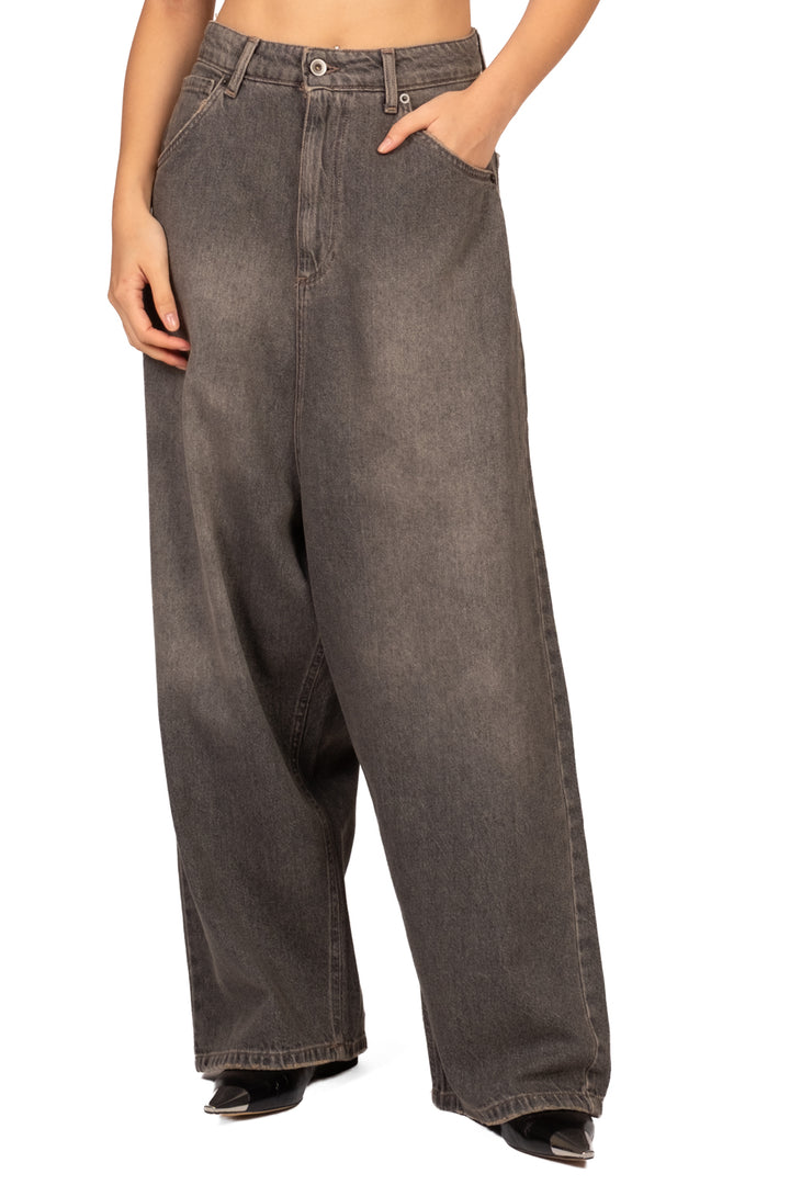Bloom - Jeans baggy - denim Art. GIAPPO-BLACK