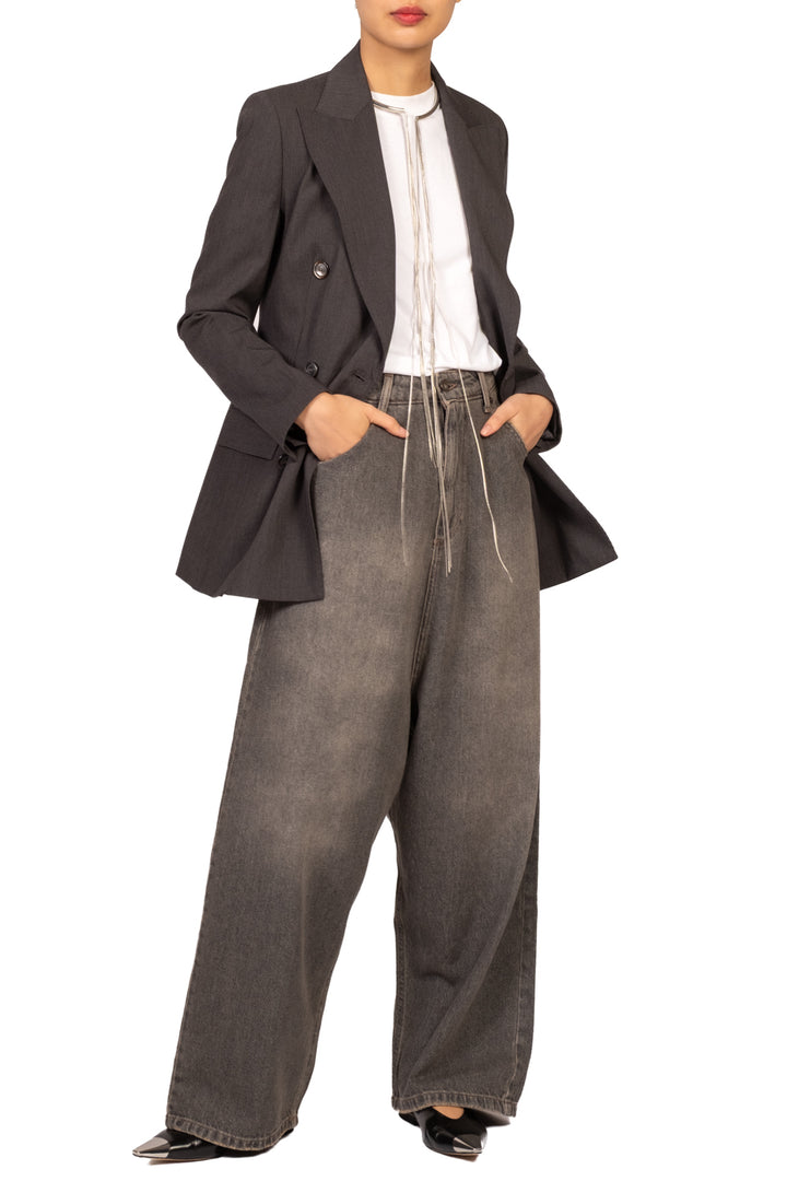 Bloom - Jeans baggy - denim Art. GIAPPO-BLACK