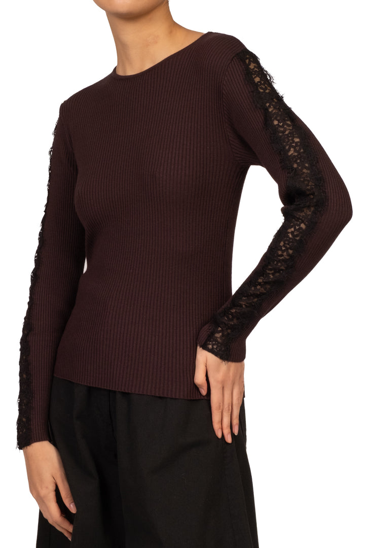 Kontatto - Maglia intarsi pizzo Art. 3M1926NI