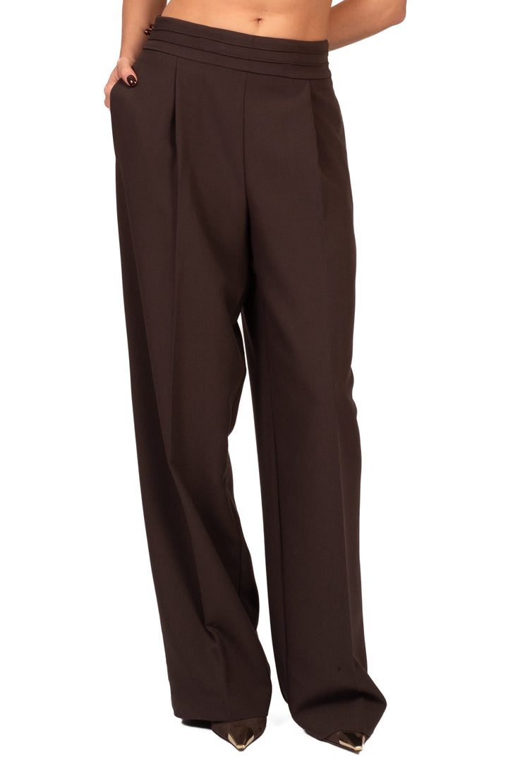 Vicolo - Pantalone palazzo con pinces Art. TAC1383