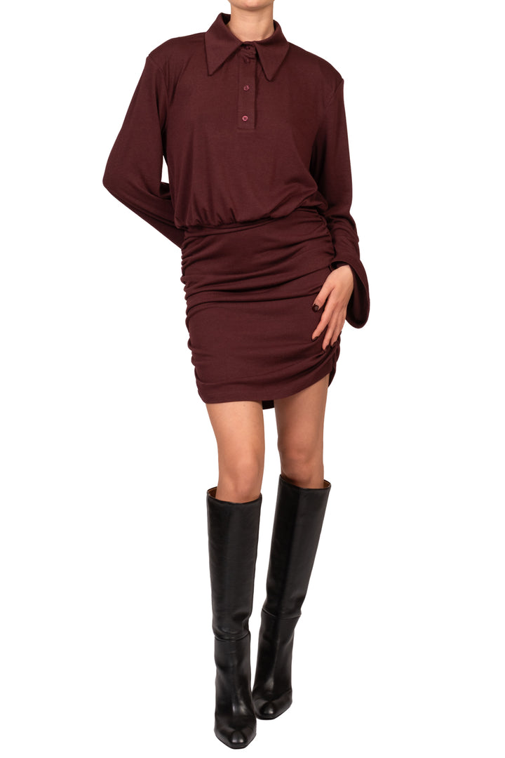 Tensione In - Abito camicia drappeggiato Art. FW260114