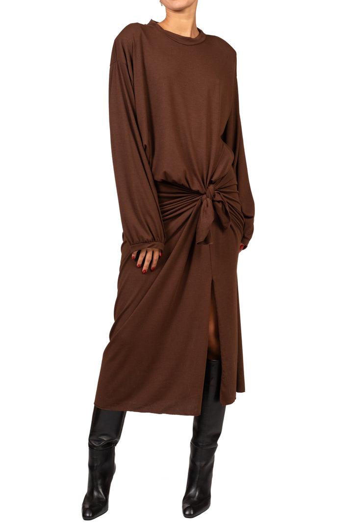 Tensione In - Abito lungo con nodo Art. FW260093-A