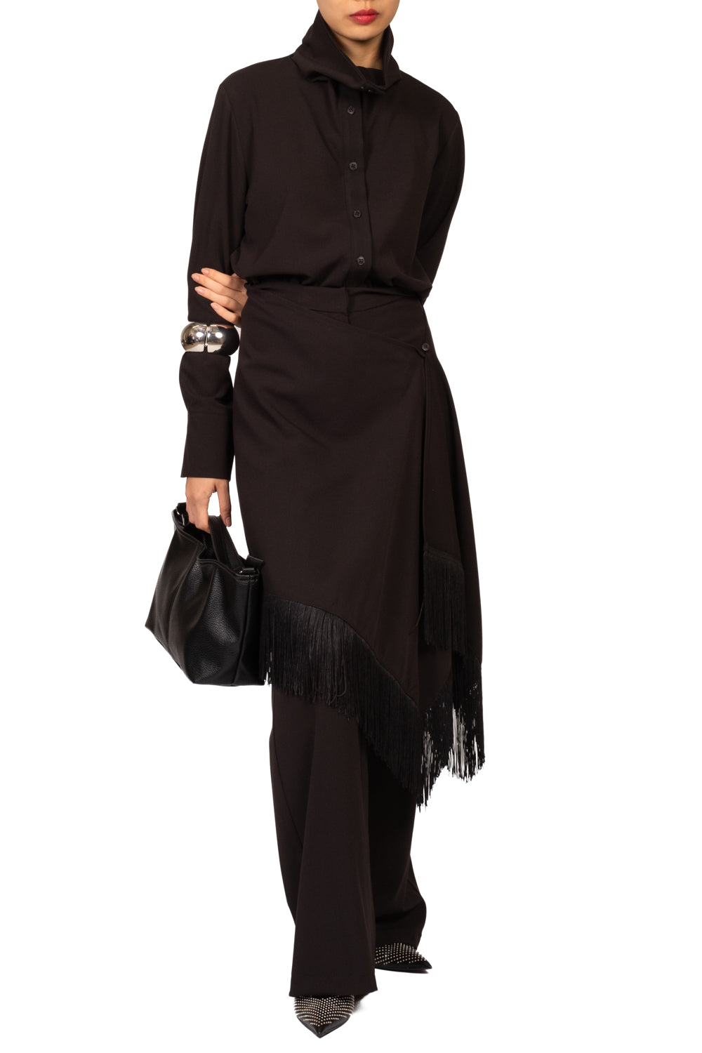 Tensione In - Pantalone con pareo frange Art. 27P6217