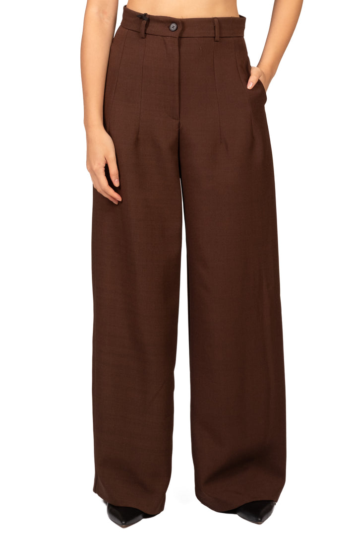 Vicolo - Pantalone palazzo con pinces Art. TAC0174