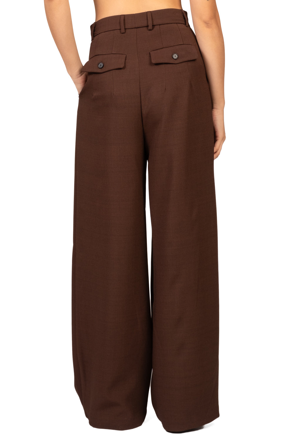 Vicolo - Pantalone palazzo con pinces Art. TAC0174
