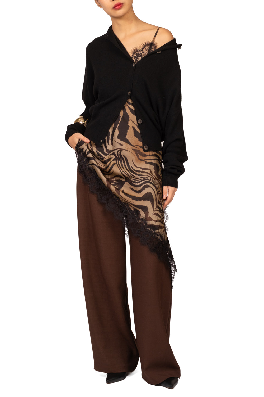 Vicolo -  Cardigan rebecchina misto lana Art. 2AC2005