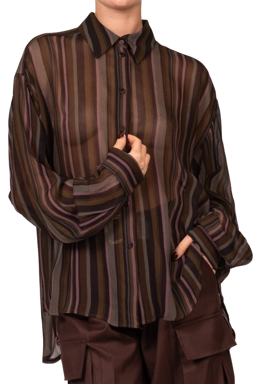 Tensione In - Camicia rigata Art. W26C698