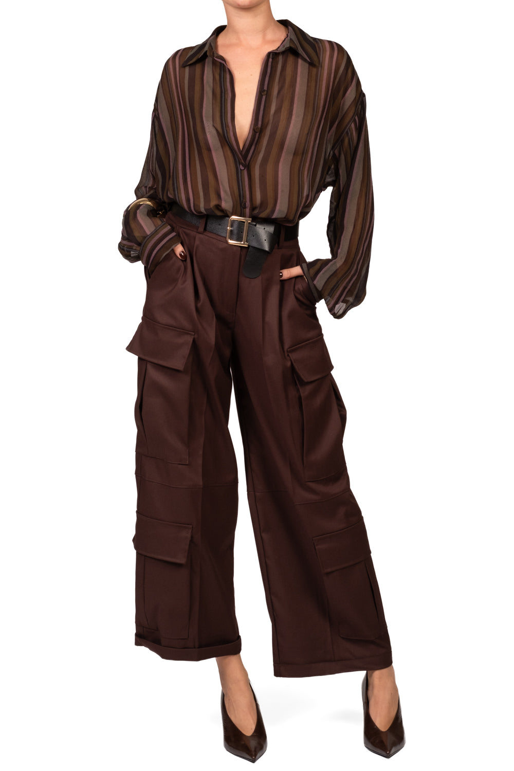 Tensione In - Camicia rigata Art. W26C698