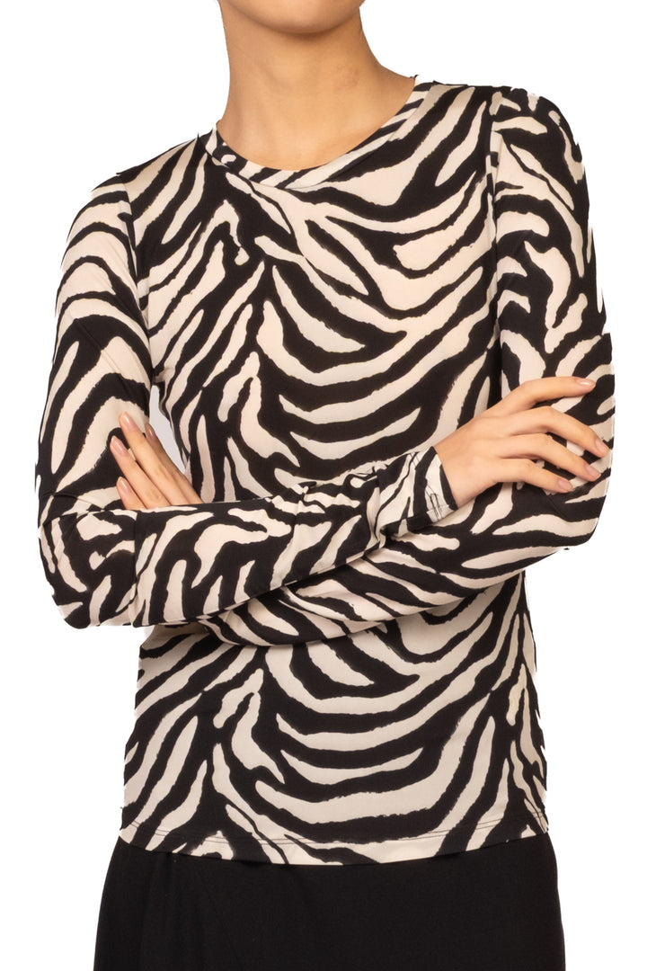 Tensione in - Maglia fantasia manica lunga  Art.40644