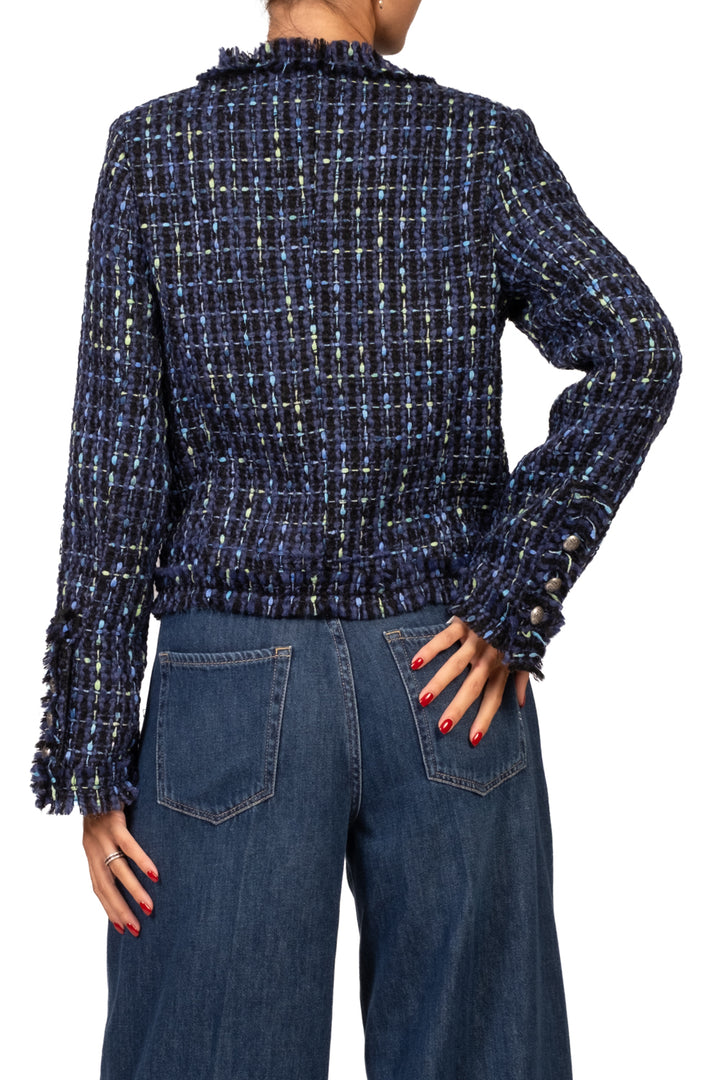 Tensione In - Giacca bouclé con taschini Art. 40276