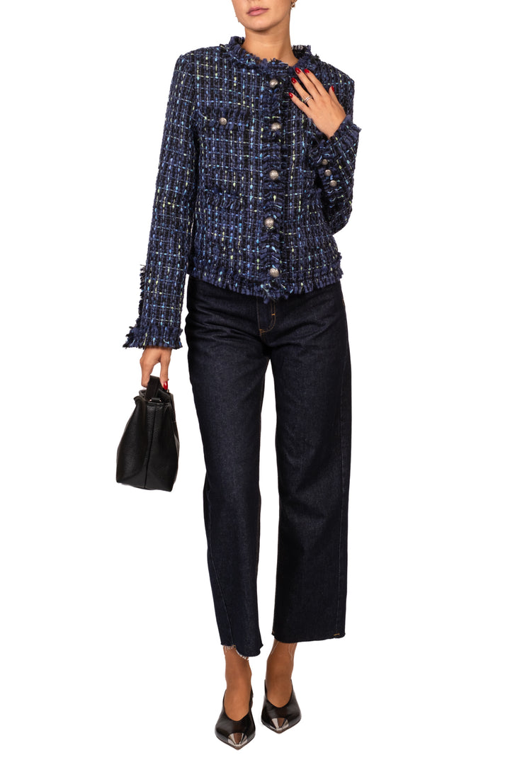 Tensione In - Giacca bouclé con taschini Art. 40276