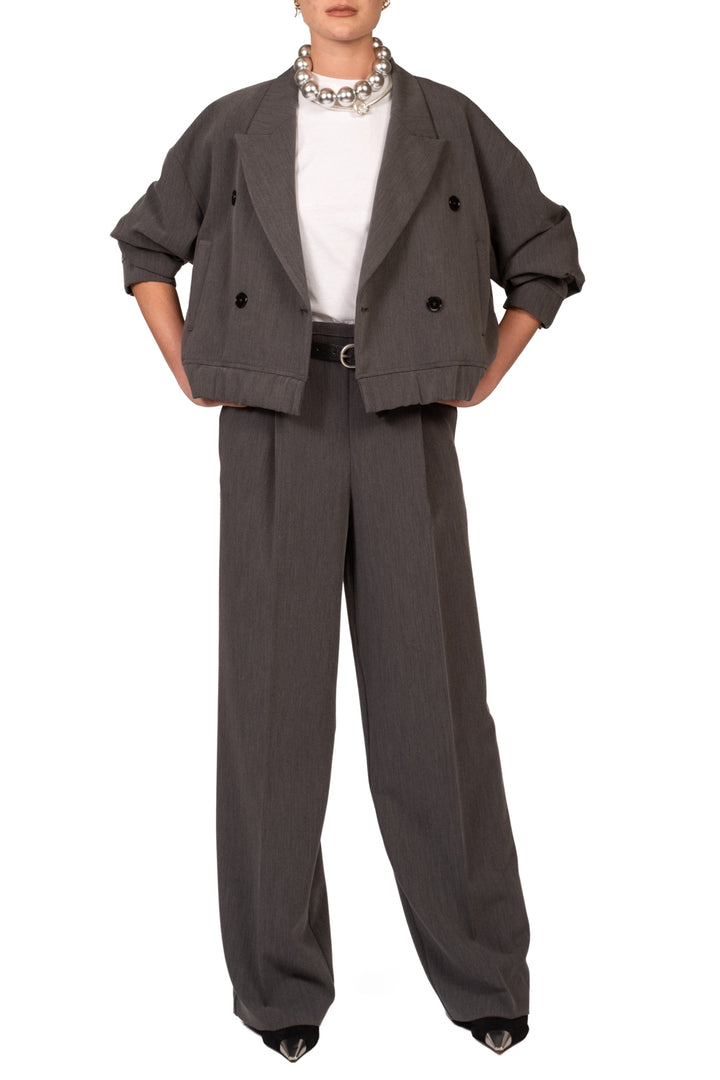 Vicolo - Pantalone palazzo con pinces Art. TAC1383