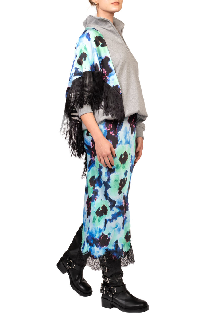 Tensione in - Felpa mezzo collo con foulard Art. Art.40677
