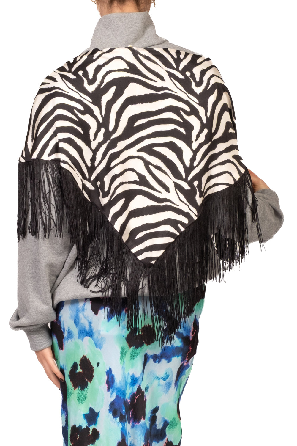 Tensione in - Felpa mezzo collo con foulard Art. Art.40677