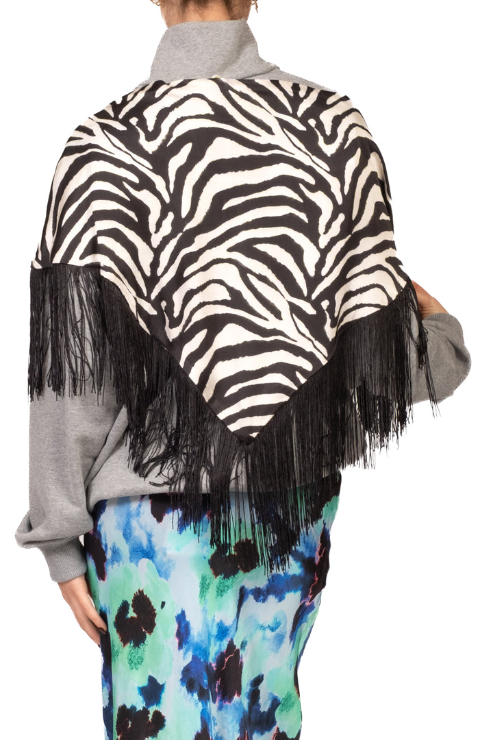 Tensione in - Felpa mezzo collo con foulard Art. Art.40677
