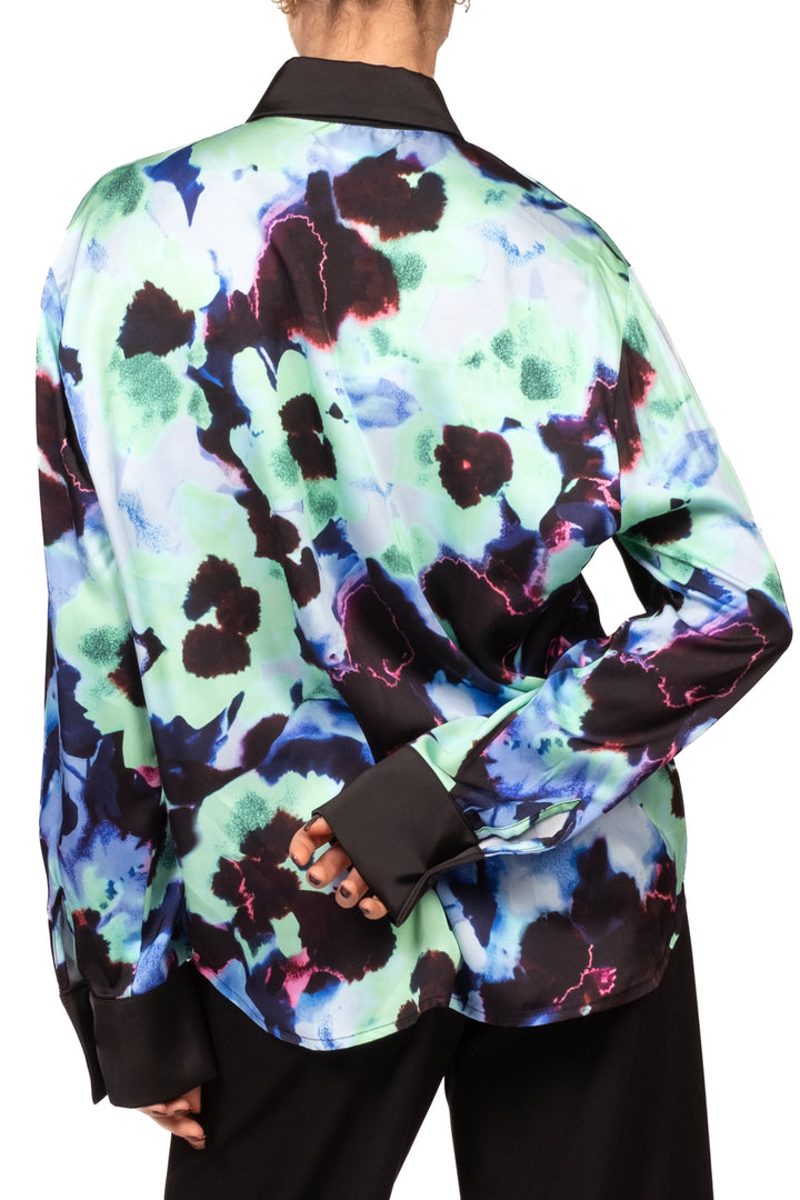 Tensione In - Camicia satin fantasia Art. FW260105